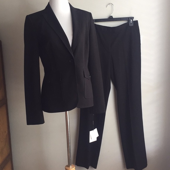 Calvin Klein Jackets & Blazers - Sold! Calvin Klein 2 Piece Suit Black Size 2 NWT